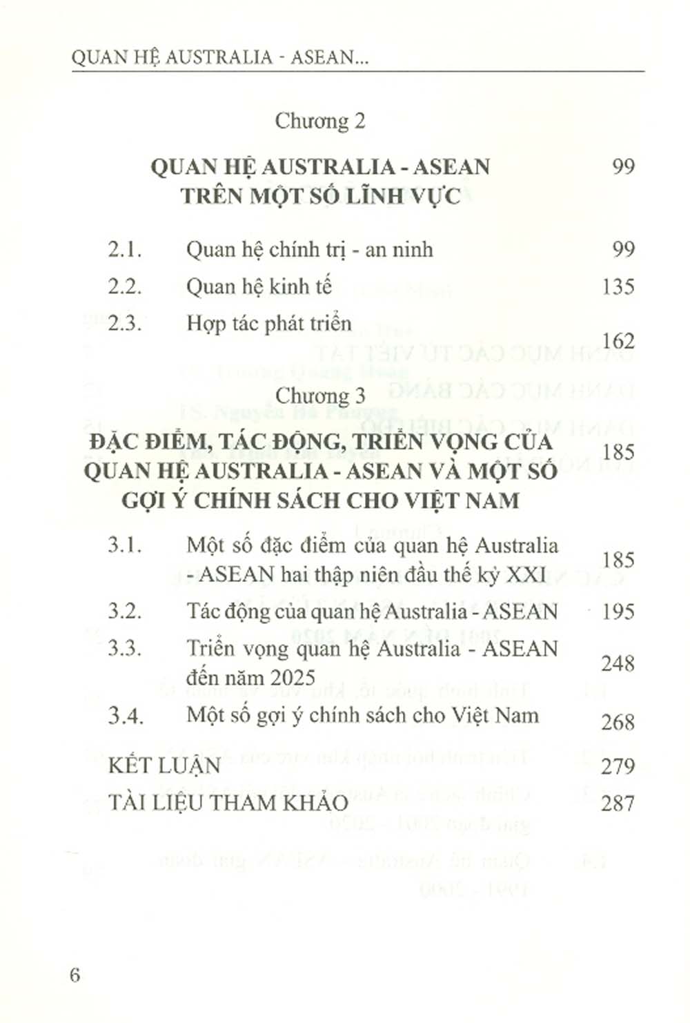Quan Hệ Australia - Asean - Hai Thập Niên Đầu Thế Kỷ XXI