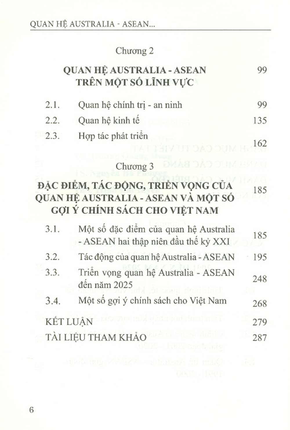 Quan Hệ Australia - Asean - Hai Thập Niên Đầu Thế Kỷ XXI