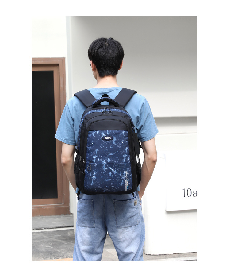 Balo du lịch nam cặp sách đi học cho học sinh sinh viên thời trang unisex nam nữ vải cao cấp chống nước 9479