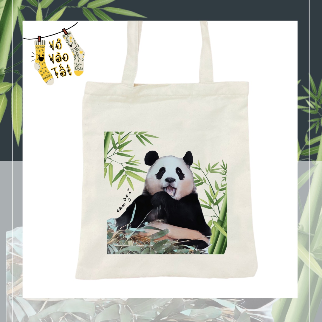 TÚI CANVAS GẤU TRÚC FUBAO PANDA