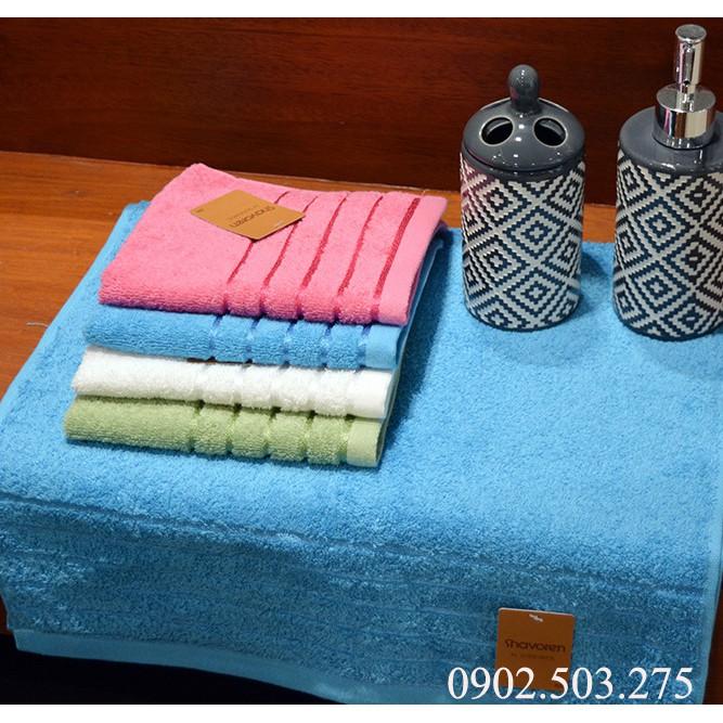 Bộ 04 Khăn Cotton Cao Cấp SONGWOL SH LINE BORDER