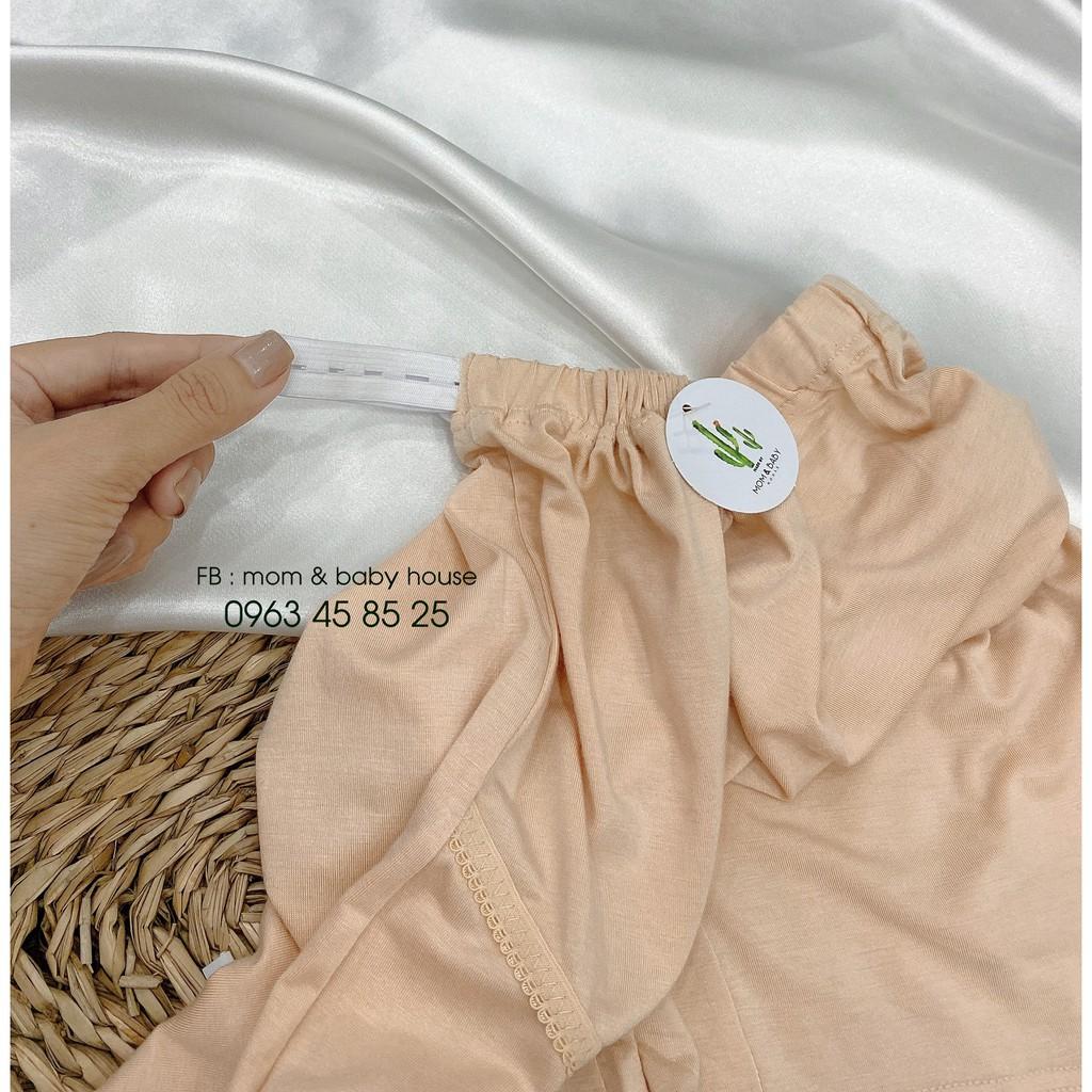 Quần mặc trong váy bầu vải cotton lạnh mềm co giãn