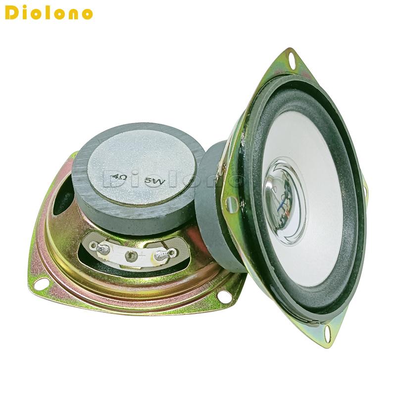 Loa âm thanh 4Ohm 5W Loa 3 inch 78MM Nhãn vàng 45CM Chiều cao từ tính bên ngoài 31mm Phụ kiện âm thanh DIY Màu sắc: Loa 10 chiếc