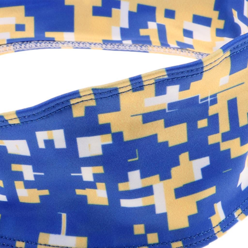 2-3 of pack Men Women Gym Sweatband Headband Stretch Hair Band Digital