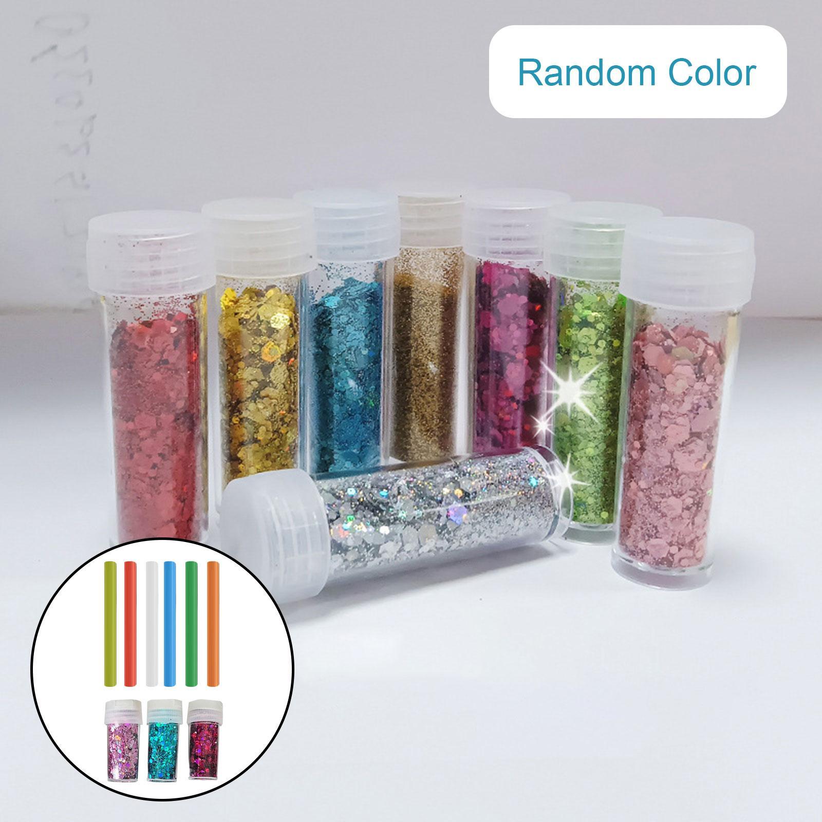 Multifunctional Sticky Ball Sequins Straws Embellishment Rainbow Colors Accessories Entertainment Reusable for DIY Craft Party Game Children