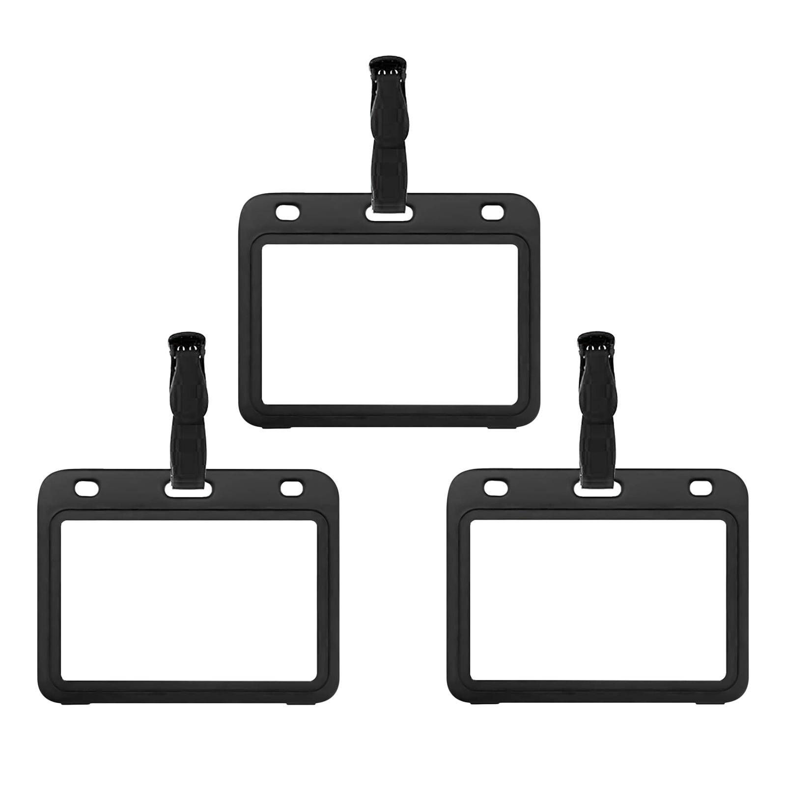 3 Piece Vaccination Card Protector 4 X 3 Inches Immunization Cards Horizontal Clear Holder Waterproof Portable