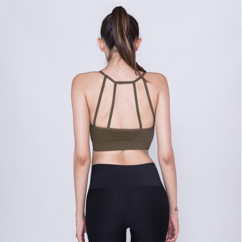 Có Hoa Kỳ Chéo Lưng 4 Liền Mạch Áo Ngực Thể Thao Nữ Áo Bra Yoga Chống Sốc Biểu Tình Áo Ngực Thể Thao Hàng Đầu Tập Thể Hình áo Ngực
