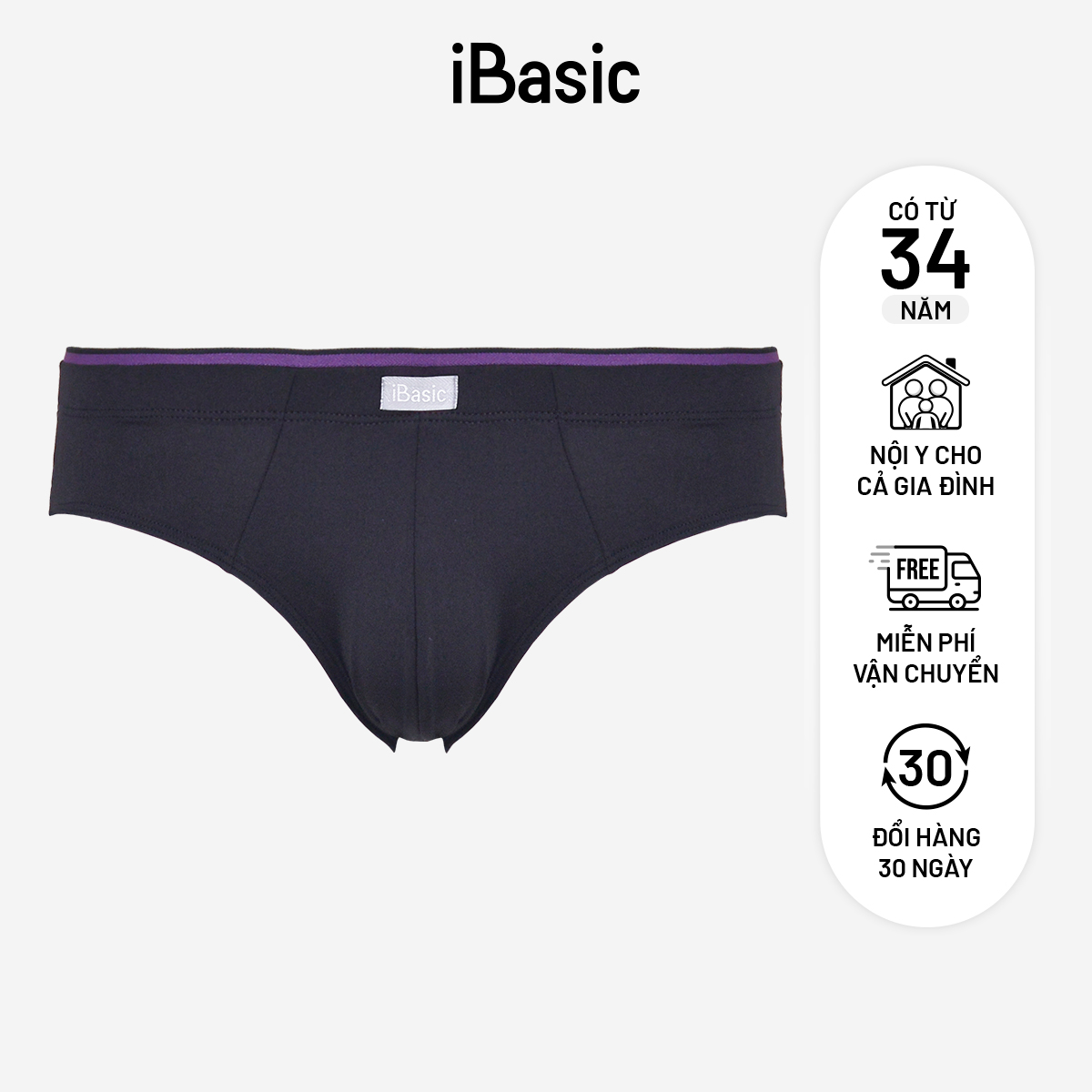 Quần lót nam thun lạnh brief iBasic PANM114