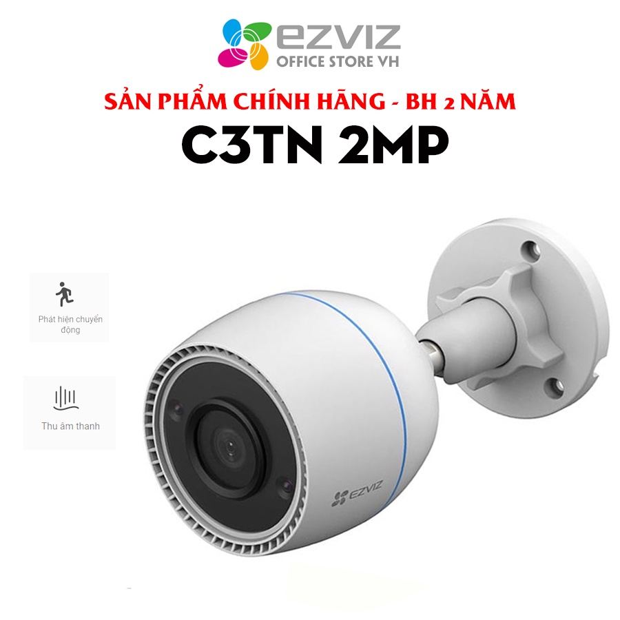 Camera IP Wifi hồng ngoại EZVIZ C3TN 2MP H256 - Hàng chính hãng