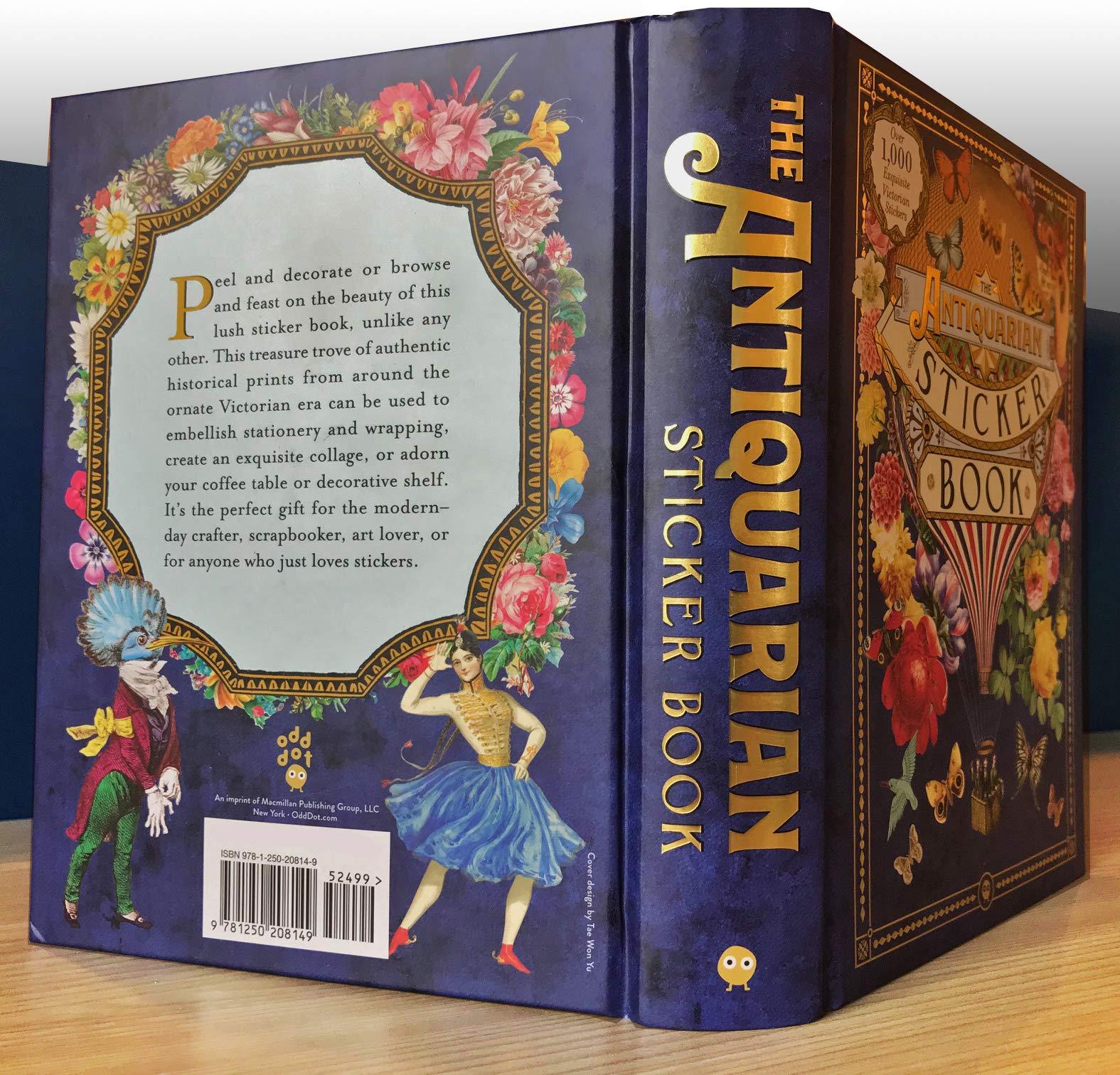 Sách ngoại văn: The Antiquarian Sticker Book: Over 1,000 Exquisite Victorian Stickers