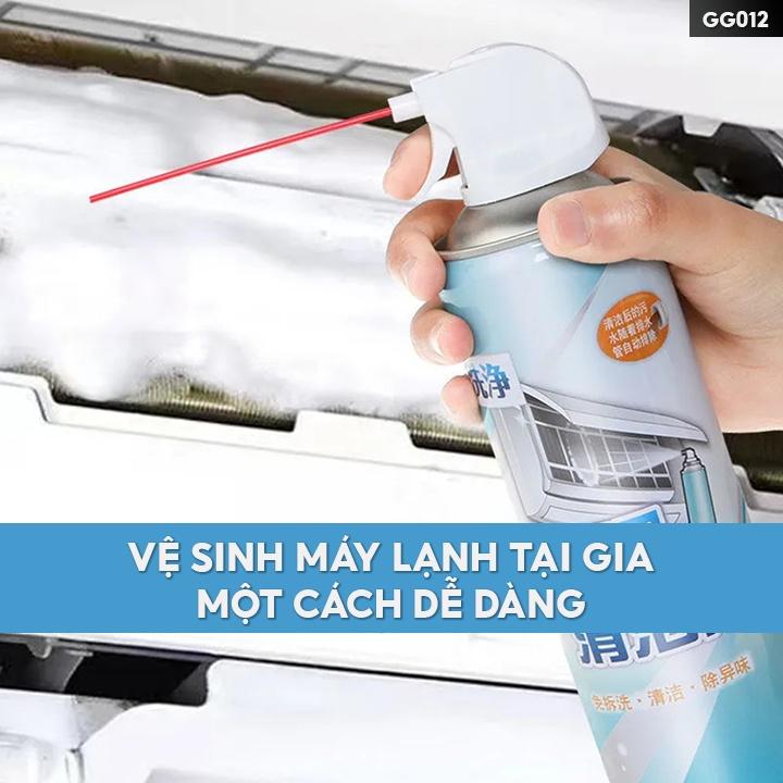 Chai Xịt Làm Sạch Máy Lạnh Vệ Sinh Điều Hoà Khử Khuẩn Cho Quạt Gió Gia Dụng GG012