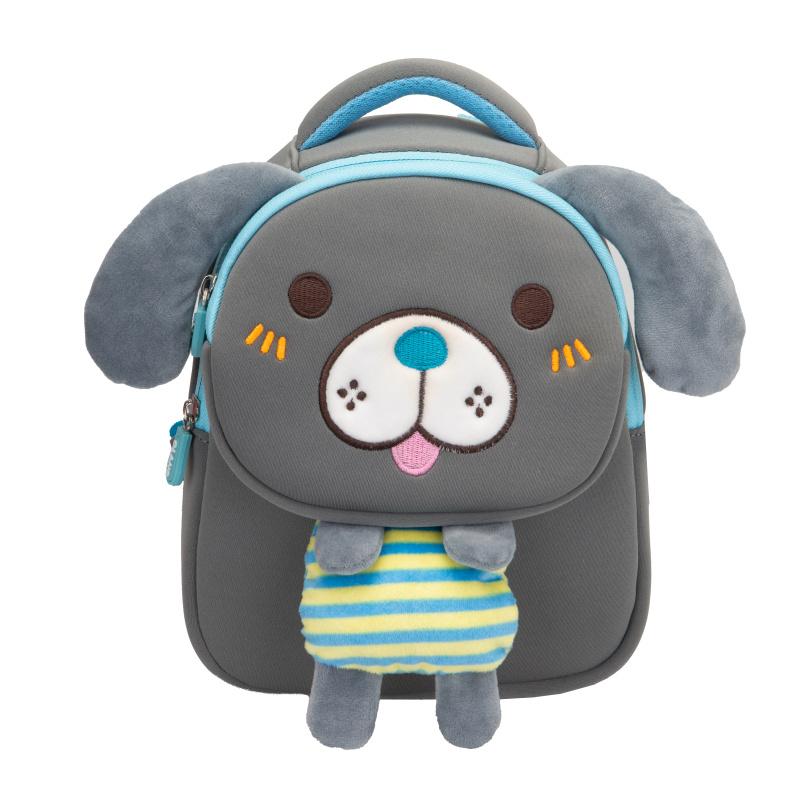 DORIKYDS Hoạt Hình Trẻ Em Sang Trọng Ba Lô Sang Trọng Đồ Chơi Chó Ngăn Lưu Trữ Con Ba Lô Túi Thời Trang Dễ Thương Cho Trẻ Em Quà Tặng