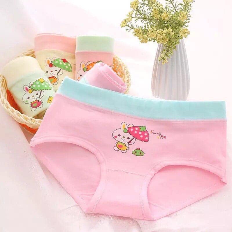 Quần chip tam giác bé gái set 4 cái 4 màu nhiều mẫu