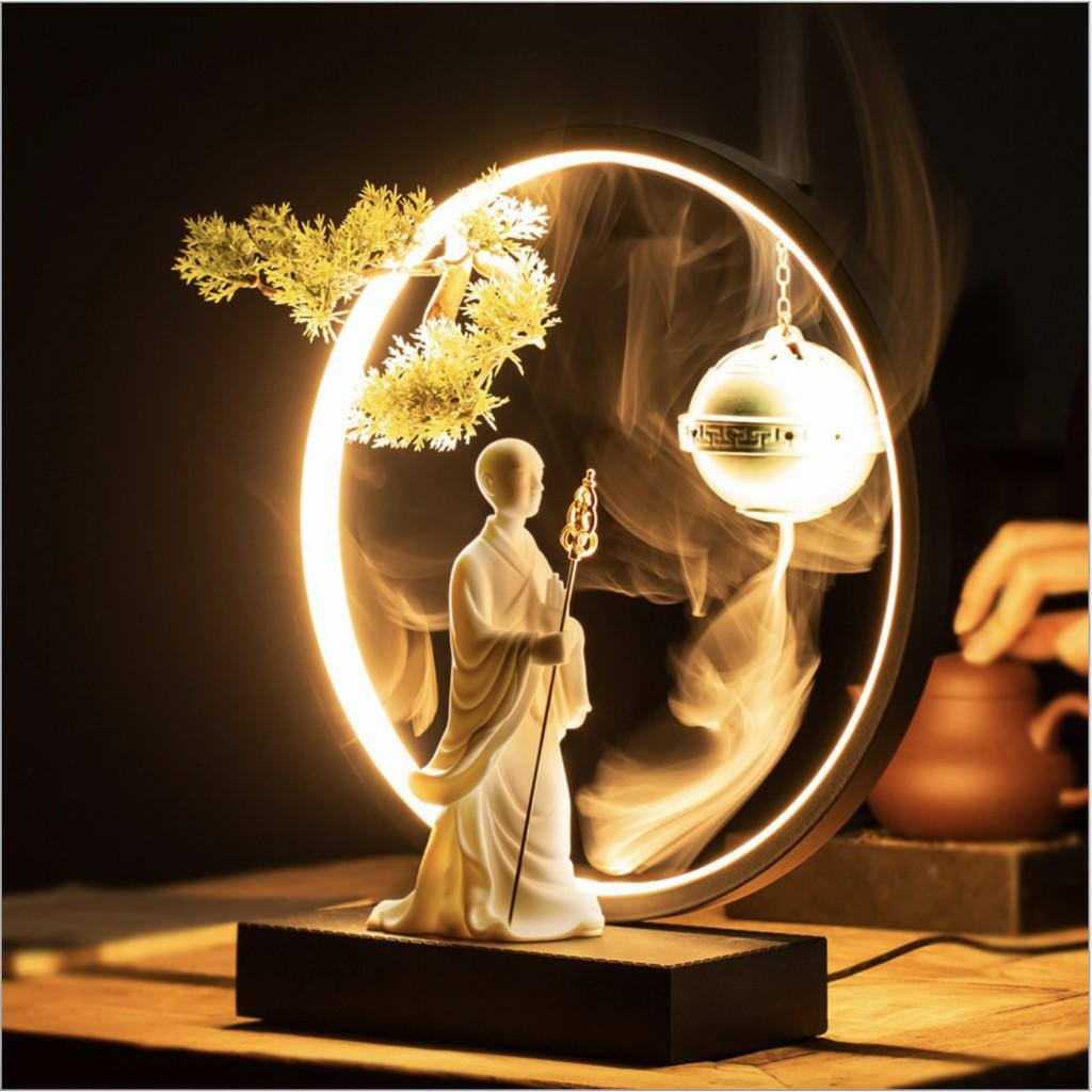 BỘ XÔNG TRẦM HƯƠNG ĐÈN LED TRÒN HÀNH TU TÂY THIÊN - TO THE WEST