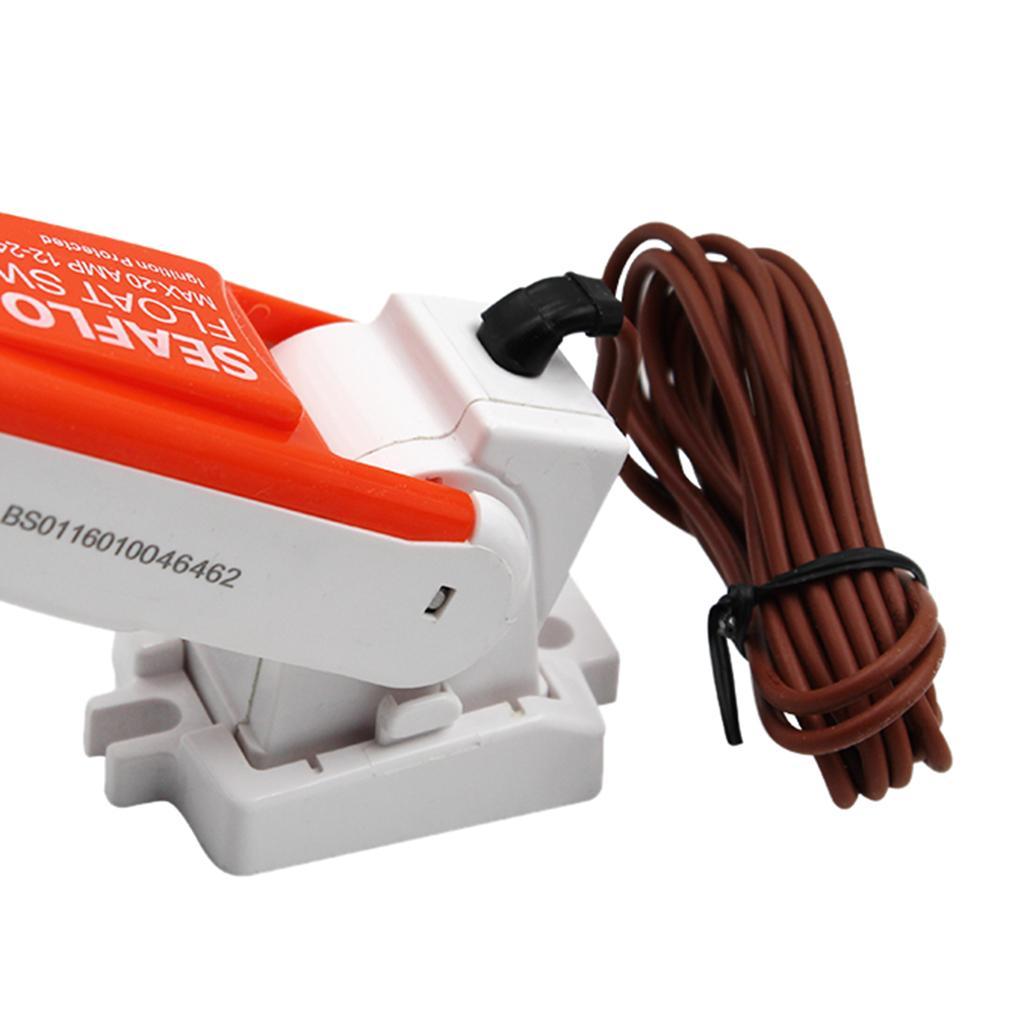 2x for Bilge Pump Float Switch 20 Amp 12-32V Automatic Electric Float Switch