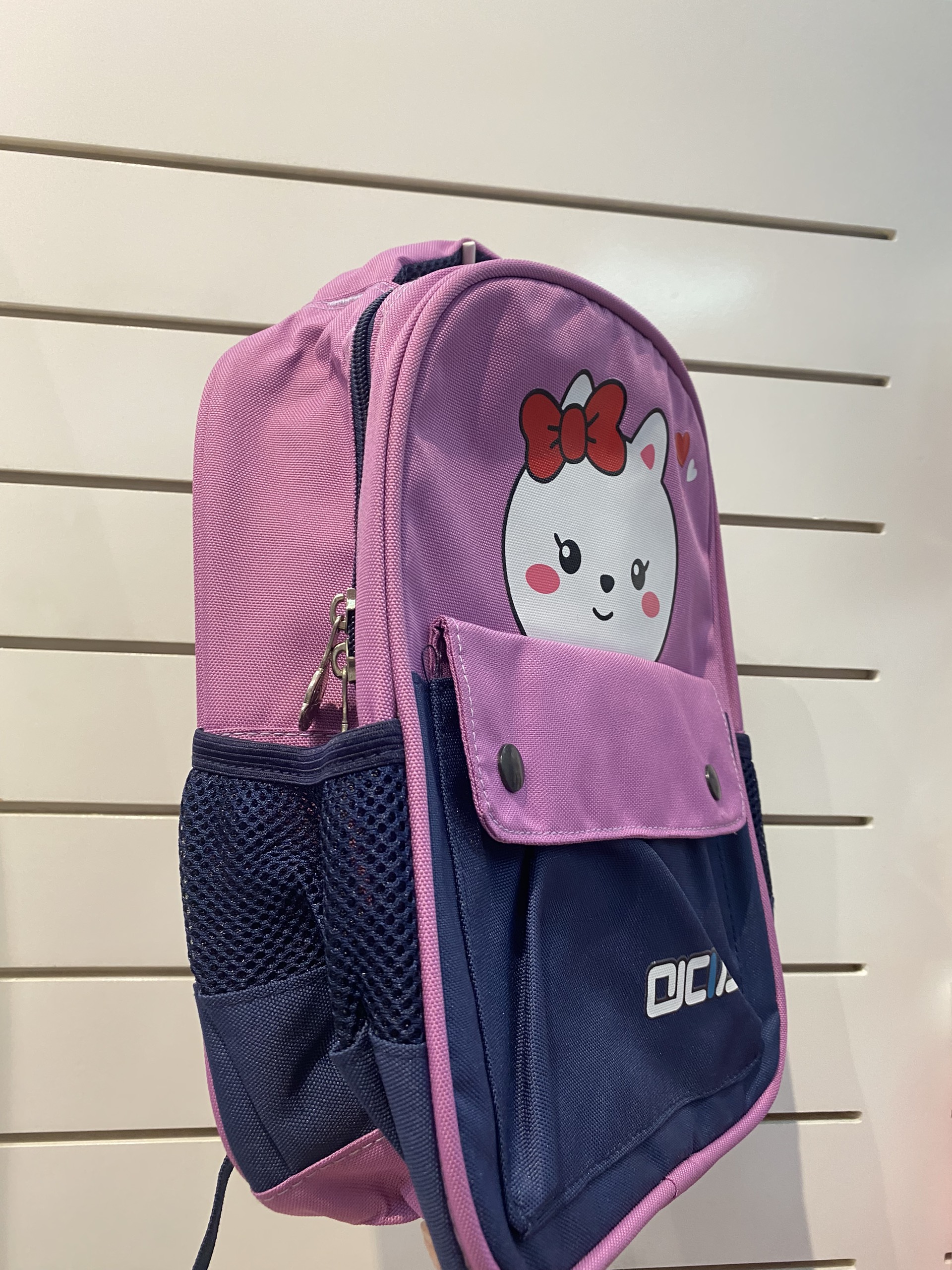 Balo mẫu giáo 12" 2 ngăn hình bé Thỏ màu tím cute cho bé gái TP2111819-T