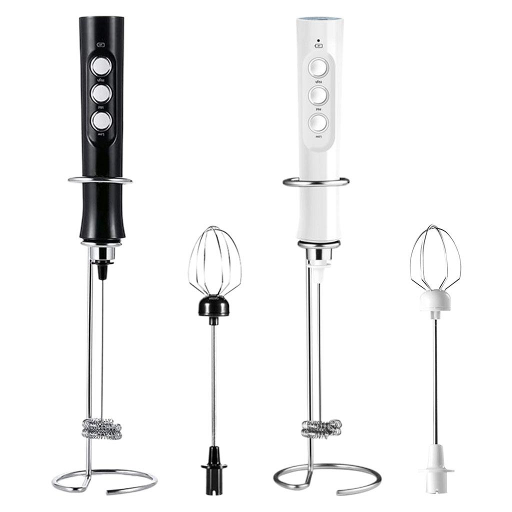 Không Dây Bọt Sữa Sạc USB Máy Xay Sinh Tố Cầm Tay Cho Cà Phê Đánh Uống Phối Matcha Cappuccino Chocolate Nóng