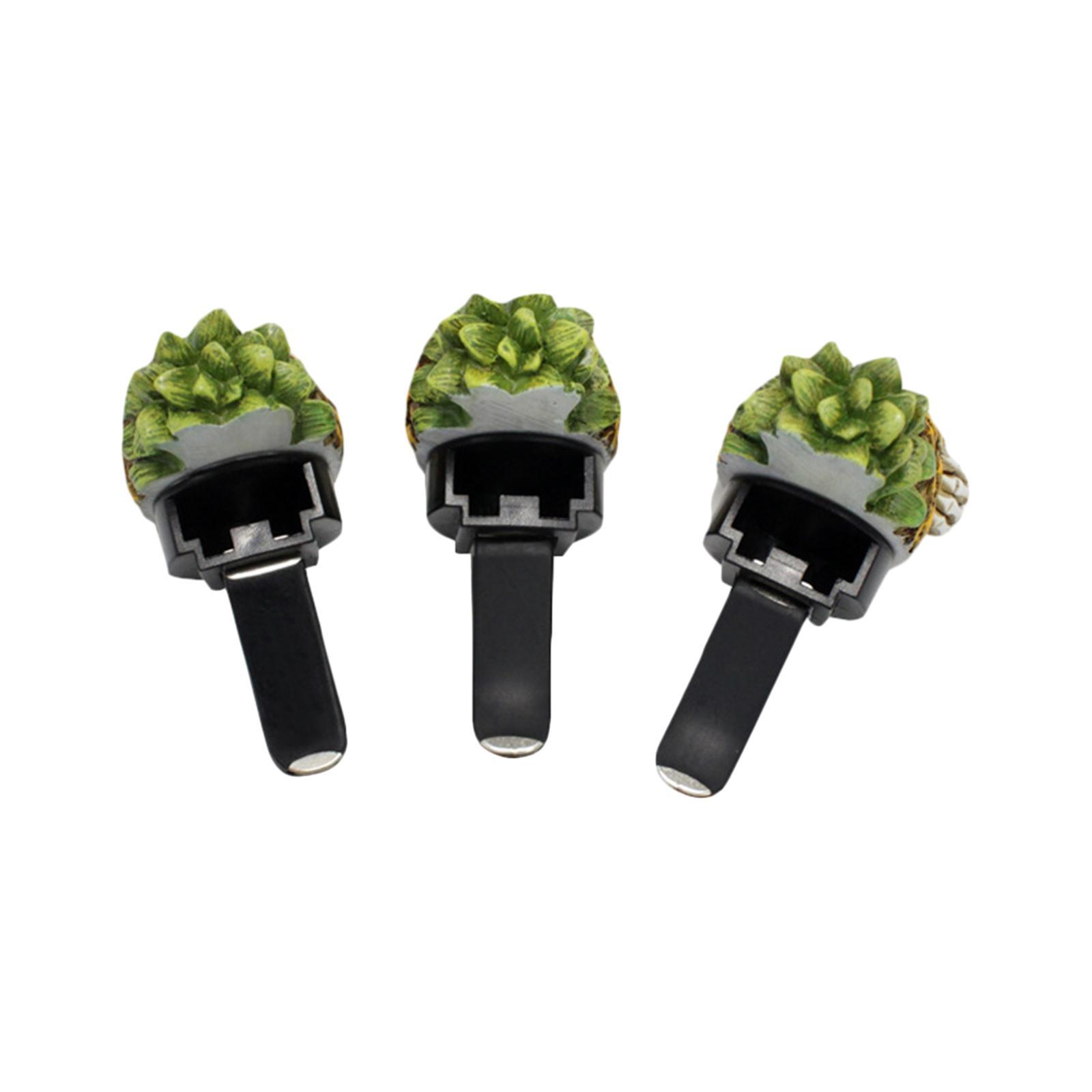 3Pcs Car Perfume Air Diffuser Clips Car Air Vent Clip Decoration Car Accessories Easy Installation Halloween Skulls Heads
