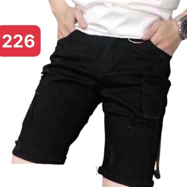 Quần short jean chất bò co giãn- quần lửng nam nhiều mẫu thời trang TINA ms226