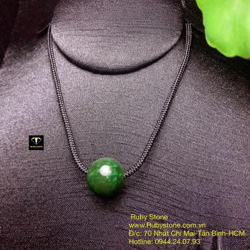 Trái châu Nephrite đeo cổ xinh yêu