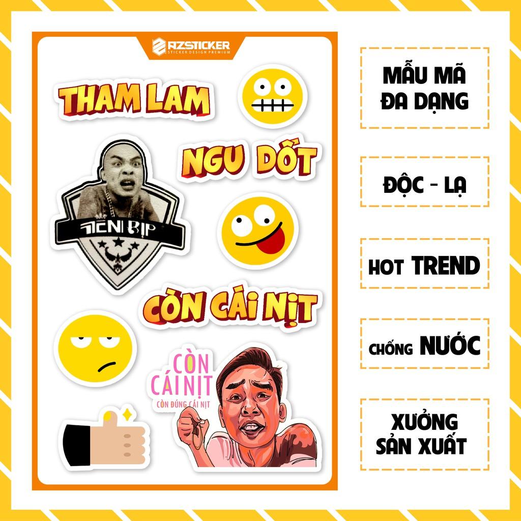 Sticker Tiến Bịp - Hình Dán Tiến Bịp Thiết Kế Tại Azsticker Số Lượng 5 Hình Cắt Sẵn