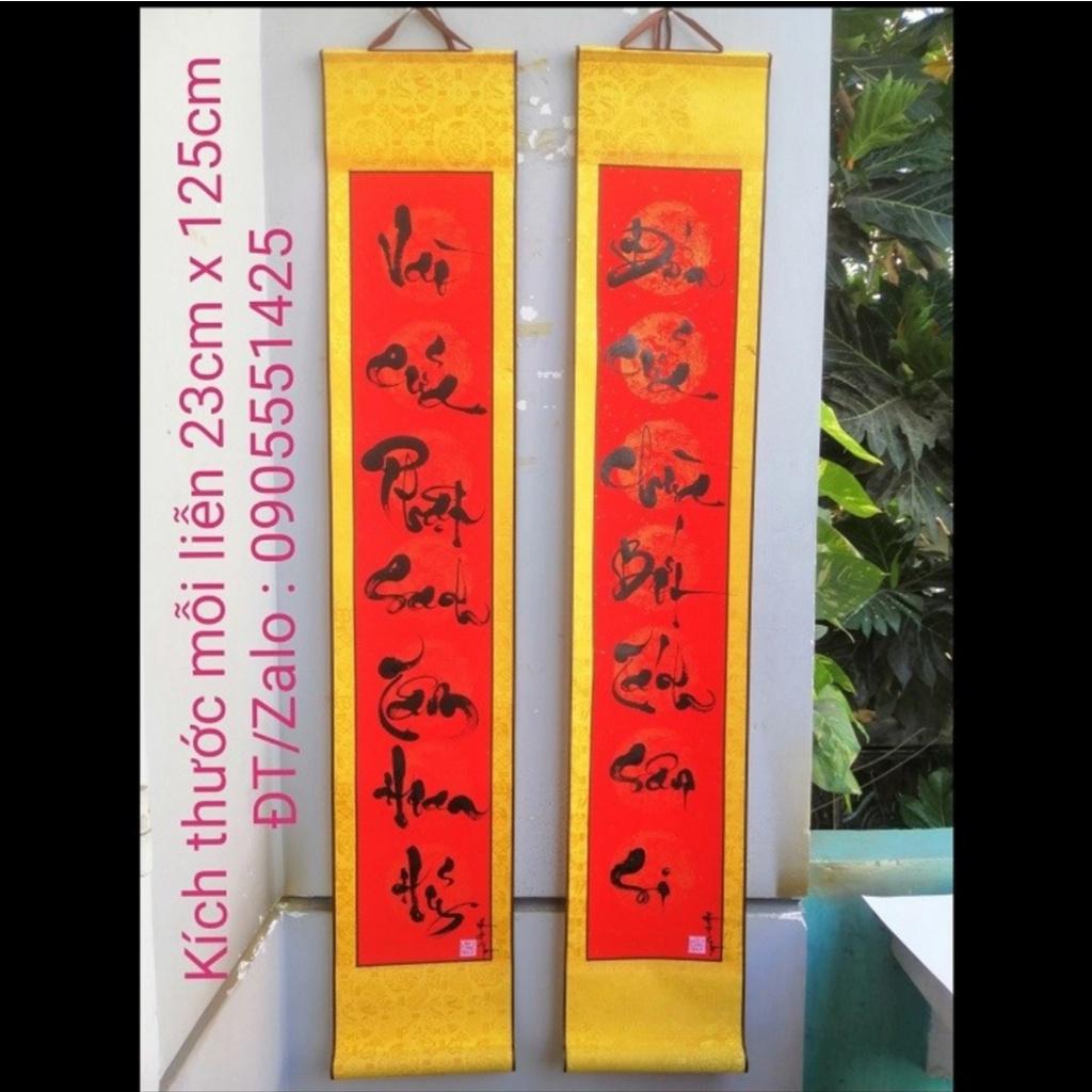 Câu đối thư pháp Phật giáo