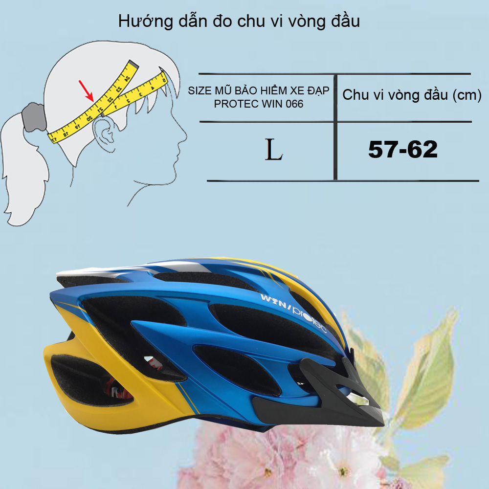 Mũ bảo hiểm xe đạp cao cấp Protec Win 066, nón bảo hiểm thể thao, siêu phẩm phượng hoàng lửa, thời trang, cá tính, an toàn