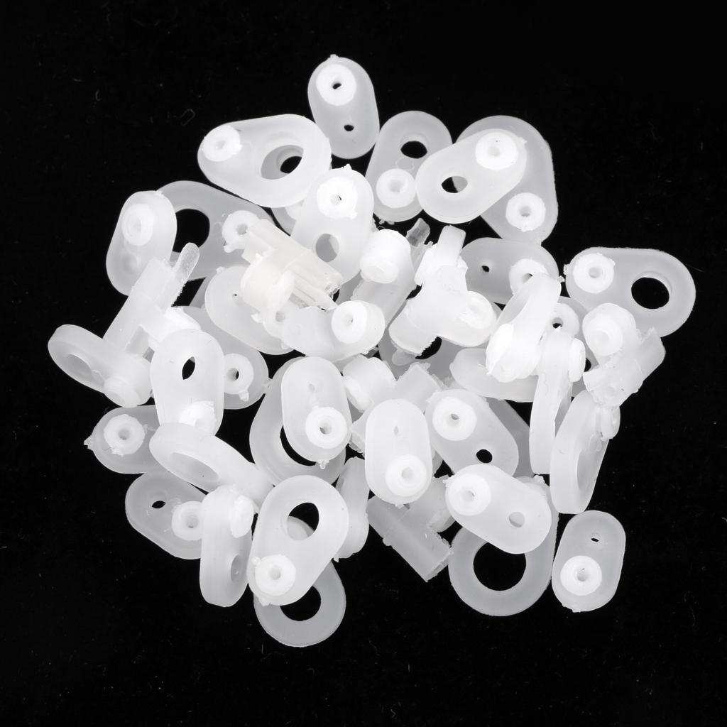 30pcs Fishing Rod Guide Ring DIY Rod Repair Kit Rod Building Silicone Ring