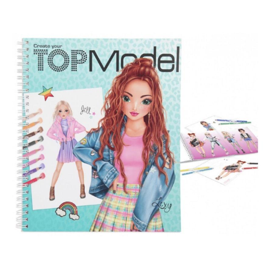 BST thiết kế thời trang Create your TOPModel Colouring Book TM411065