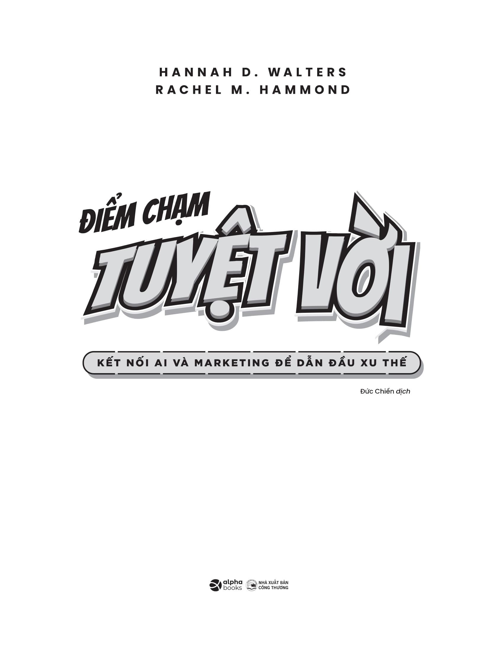 Sách - Điểm Chạm Tuyệt Vời - Kết Nối AI Và Marketing Để Dẫn Đầu Xu Thế