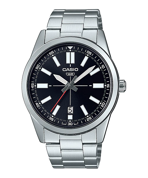 Đồng hồ nam dây thép không gỉ Casio MTP-VD02D-1EUDF