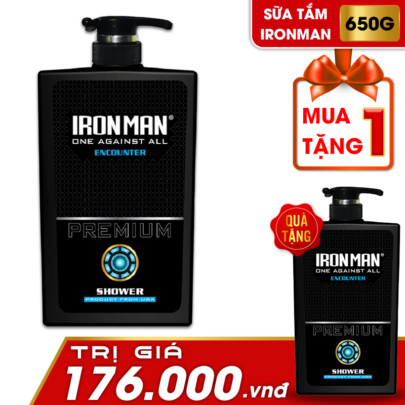 (MUA 1 TẶNG 1) Mua sữa tắm nhiệt Encounter 650g Tặng sữa tắm nhiệt Ironman Encounter 650g