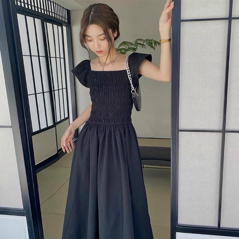Váy suông chun ngực cánh tiên
