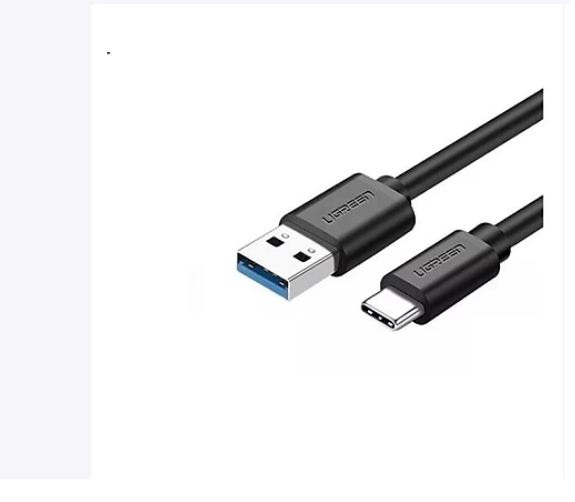 Cáp USB A sang type c 2.0 màu đen cáp truyền dữ liệu từ máy tính ra điện thoại Ugreen 60826 - hàng chính hãng