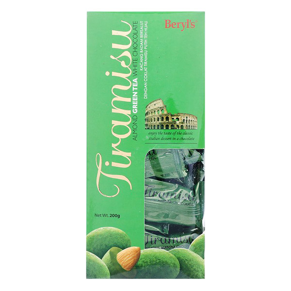 Choco Beryls Tiramisu Almond Green Tea 200g