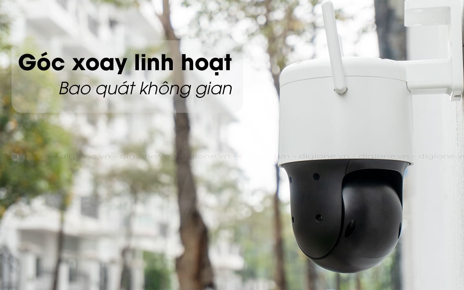 Camera IP Wifi 4MP HIKVISION DS-2DE2C400IW-DE/W Mini xoay 360 độ - Hàng chính hãng