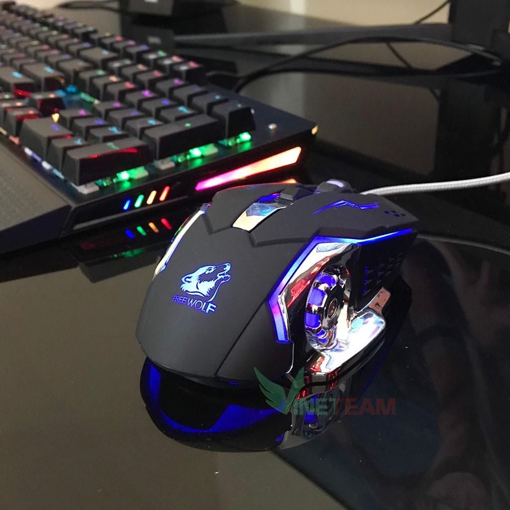 Chuột Game thủ GearLord G502 có đèn LED đổi màu cực đẹp DC2220