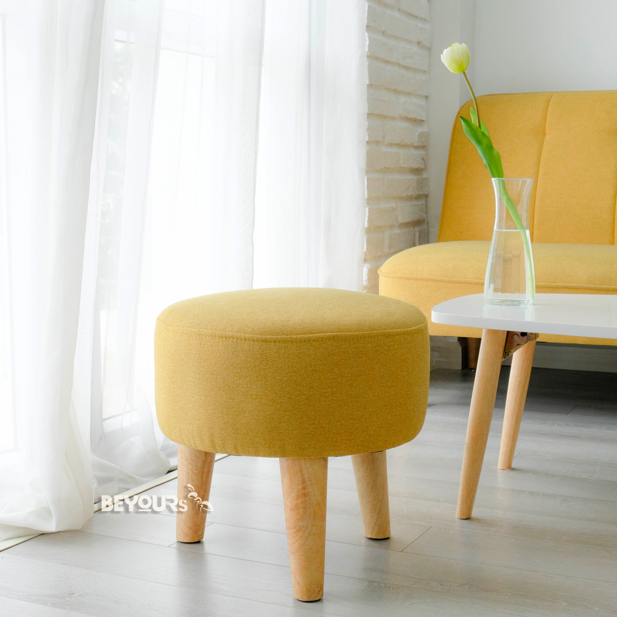 Bộ Sofa Giường Bàn Trà Ghế Đôn BEYOURs Đa Năng Tiện Dụng Nội Thất Phòng Khách Lắp Ráp Dễ Dàng