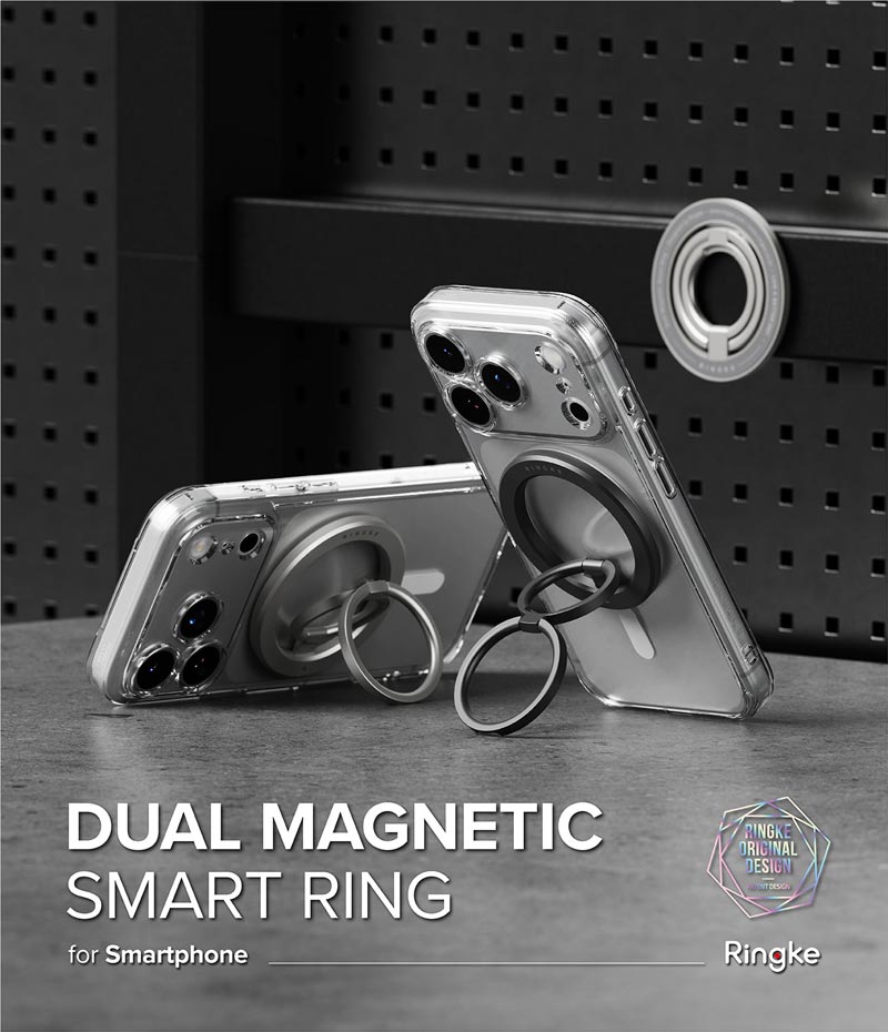 Giá đỡ từ tính RINGKE Dual Magnetic Smart Ring - Hàng Chính Hãng