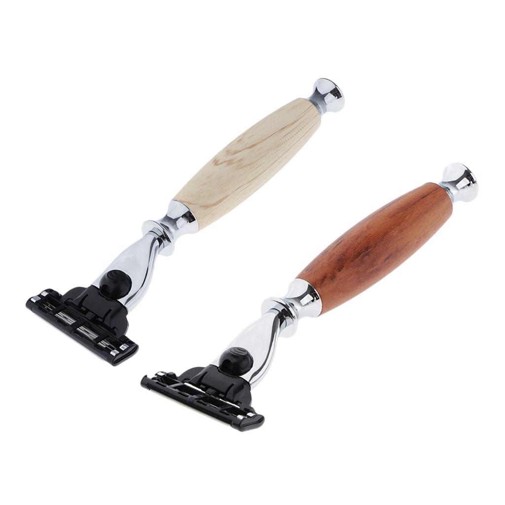 Classic Manual Safety Double Edge Shaver Mens Daily Shaving Grooming Tool