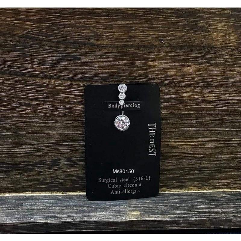 Khuyên Rốn 3 Đá / Khuyên Rốn Cao Cấp - 69STORE