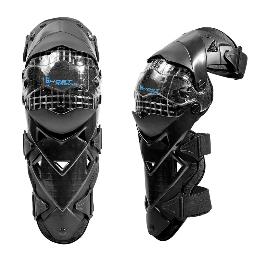 Motorcycle Dirt Bike Adult Knee Pads Protective Guards Gear Pad White