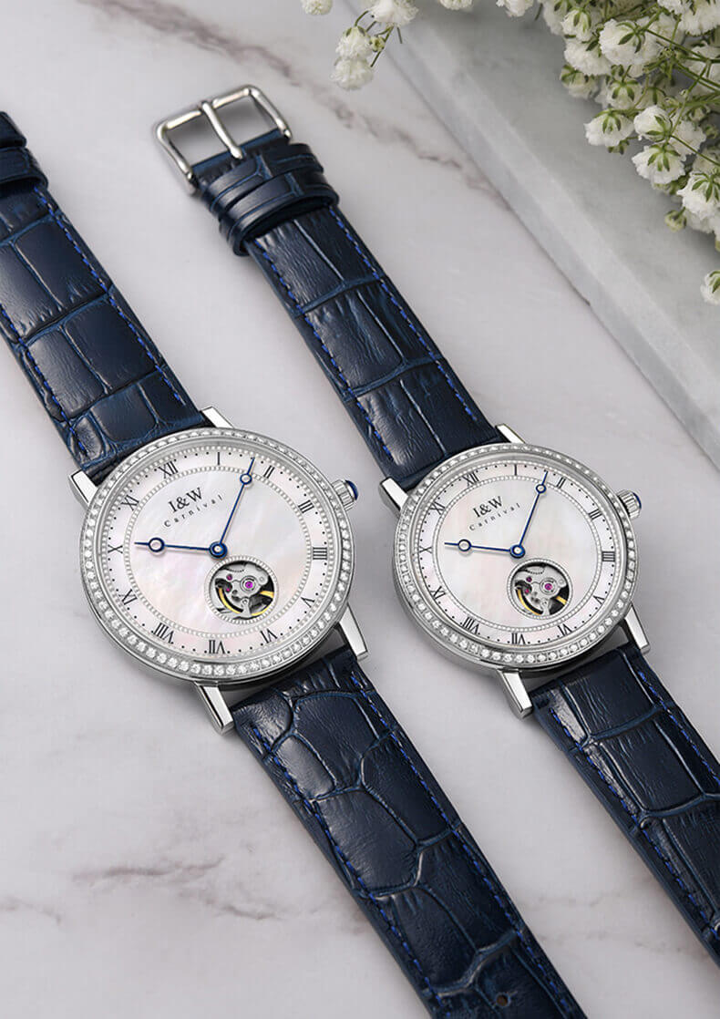 Đồng hồ nam chính hãng IW CARNIVAL IW626G-1 Kính sapphire ,chống xước ,Chống nước 30m ,Bảo hành 24 tháng,Máy cơ ,dây da cao cấp