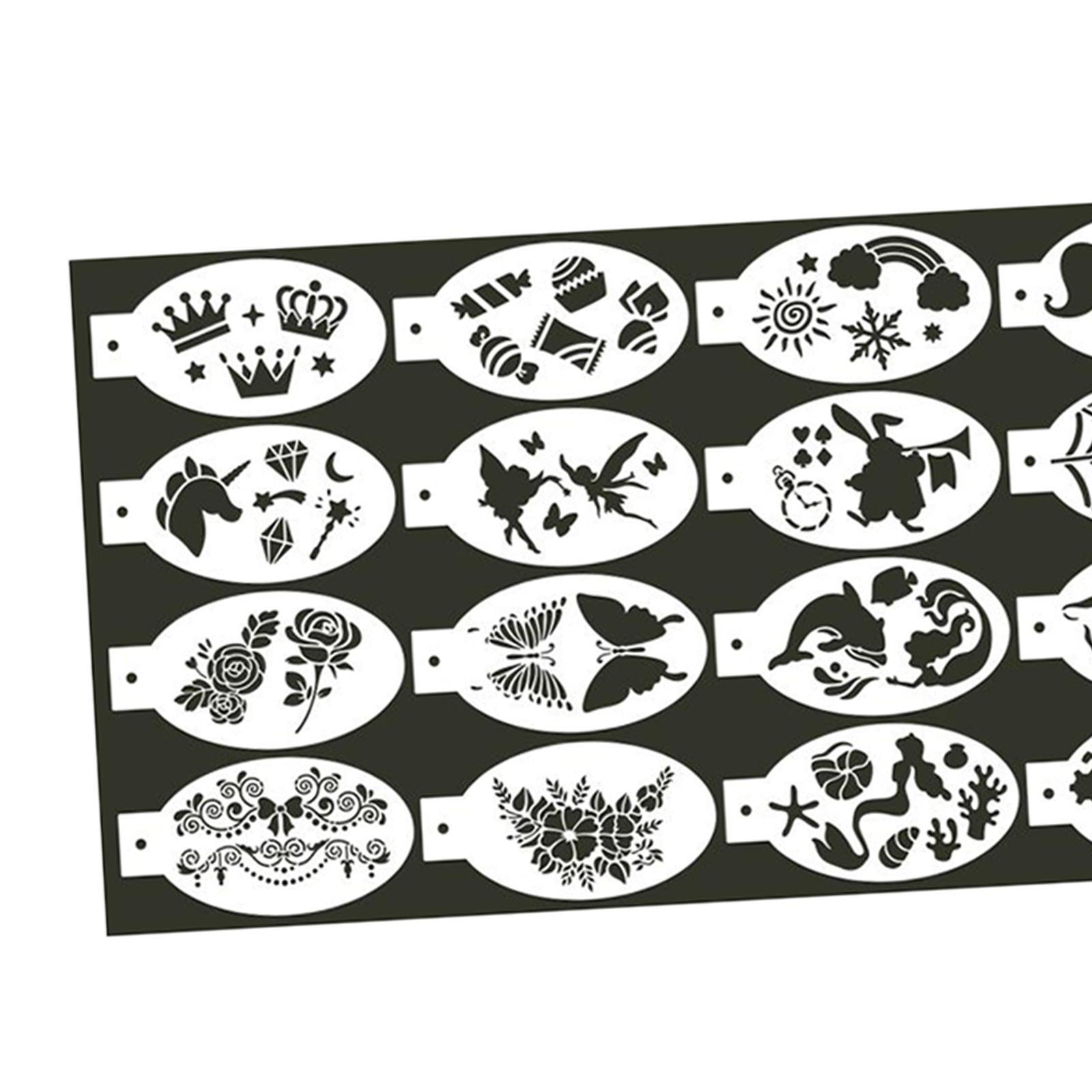 Face Paint Stencils Set for Children Adult DIY Party Supplies Painting