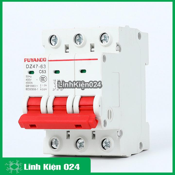 Aptomat Tép Công Tắc Cầu Dao Mini Chống Rò Rỉ Dz47-63