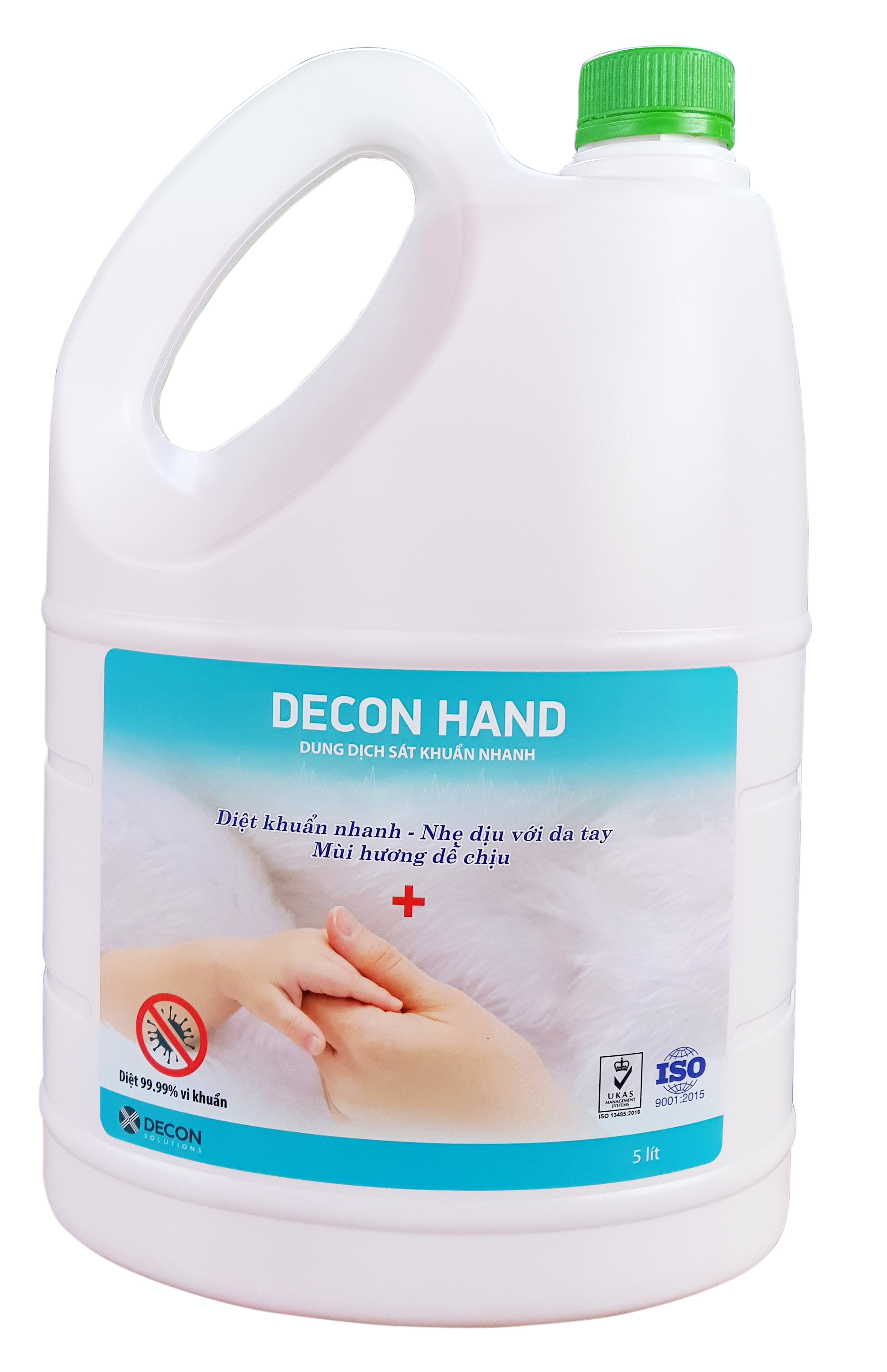 Xịt Khử Trùng Nhanh - Decon Hand Bình 5L - Không Gây Khô Da - Tiết Kiệm