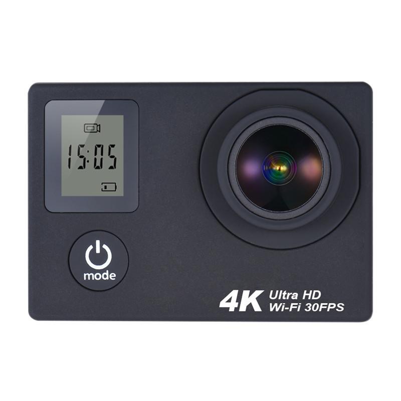 Camera hành động 4K Ultra HD 1080p Màn hình hiển thị kép WiFi điều khiển từ xa máy ảnh chống nước ngoài trời