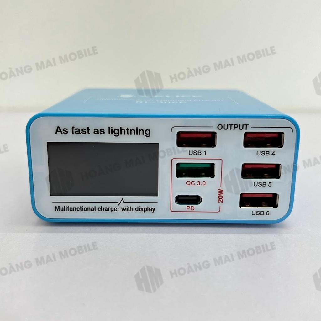 Sạc báo dòng RELIFE RL-304P hỗ trợ sạc nhanh, sạc không dây