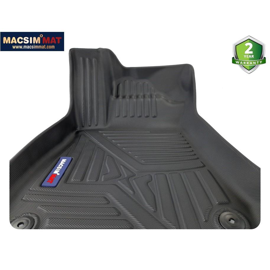 Thảm lót sàn xe ô tô Audi A5 2017 - 2020 Nhãn hiệu Macsim chất liệu nhựa TPV cao cấp màu đen