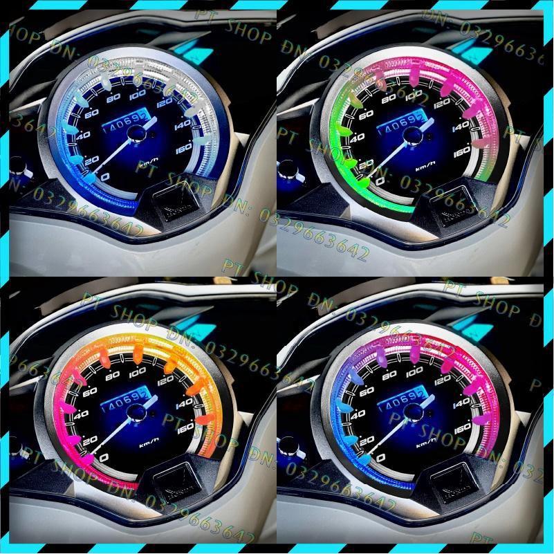 Đèn nền đồng hồ cho xe Honda Future Wave I Wave RSX với hiệu ứng phối màu đẹp mắt